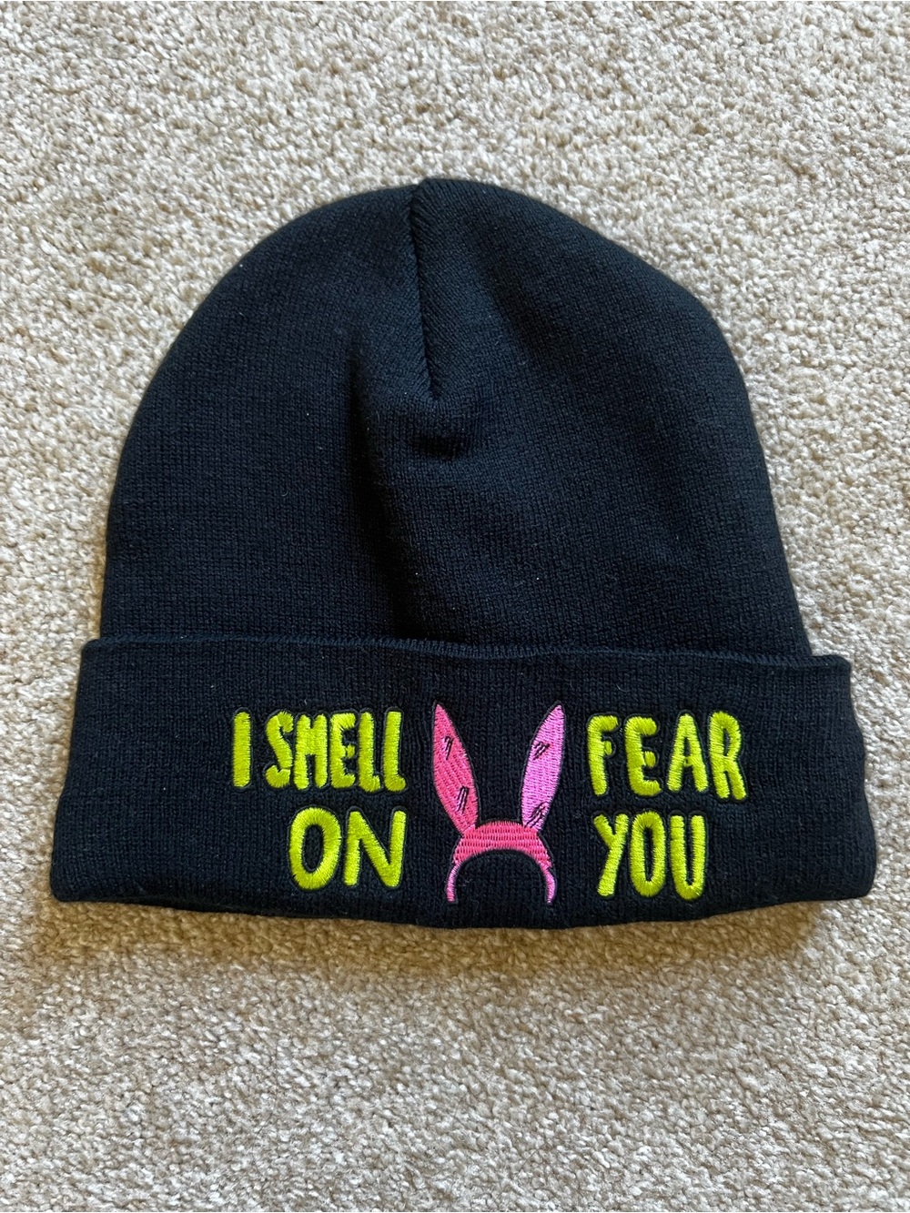 Black Bob’s Burgers “I Smell Fear on You” Beanie/Hat